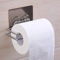 Stainless Steel No Drill Self Adhesive Toilet Paper Holder/Tissue Paper Roll Holder/Bathroom Rack for Kitchen/Towel Holder